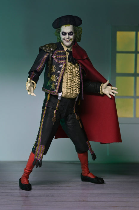 NECA Figura de Accion Ultimate: Beetlejuice - Matador Beetlejuice y Sandworm 7 Pulgadas 2 Pack