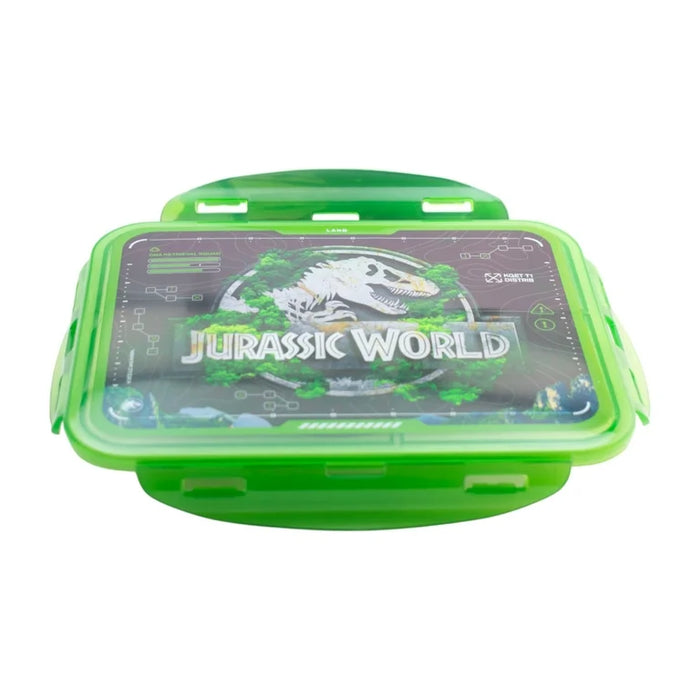 Fun Kids Contenedor De Alimentos Con Divisiones: Jurassic World