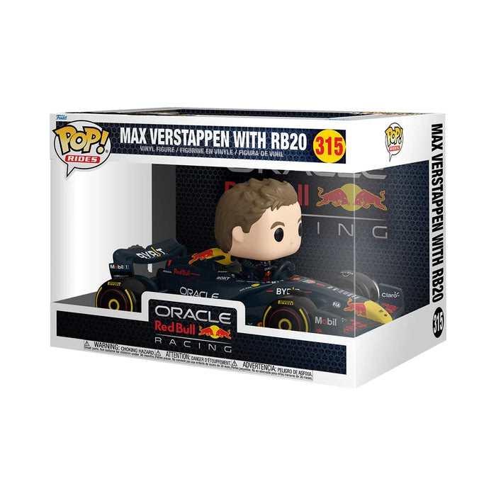 Funko Pop Rides Super Deluxe: Oracle Red Bull - Verstappen en Coche RB20