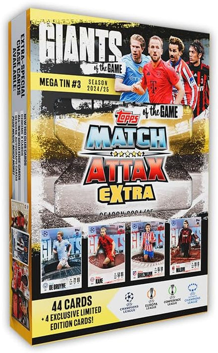 Topps UEFA Club Competitions Match Attax Extra 2025: Mega Tin Giants of the Game