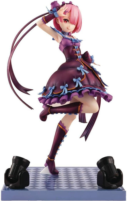 Kadokawa Scale Figure: Re Zero Starting Life In Another World - Ram Cumplea√±os 2021 Escala 1/7