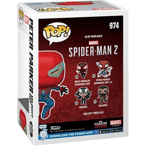 Funko Pop Games: Spider-Man 2 - Peter Parker Traje de velocidad Exclusivo