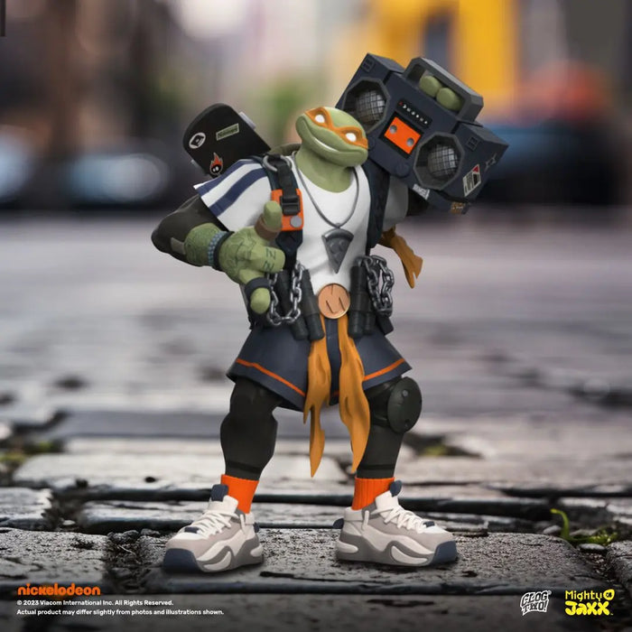 Mighty Jaxx Statue: Tmnt Tortugas Ninja X Clogtwo Urban Combat - Michelangelo