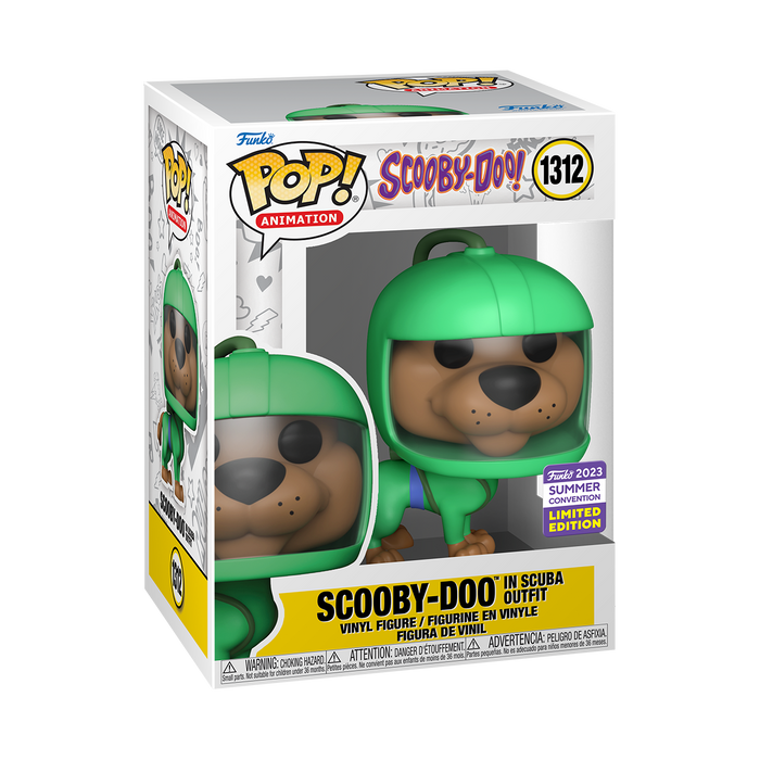 Funko Pop Animation: Scooby Doo - Scooby Con Traje De Buceo Exclusivo SDCC 2023