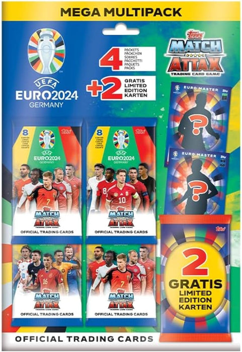 Topps UEFA Euro Match Attax 2024: Mega Multipack