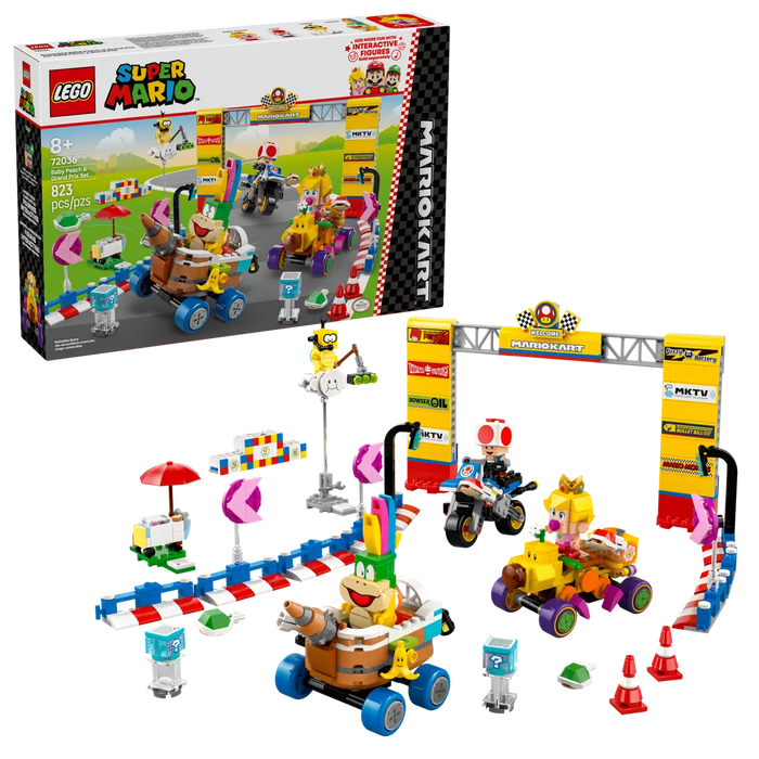 LEGO Super Mario Mario Kart: Set Bebe Peach y Grand Prix 72036