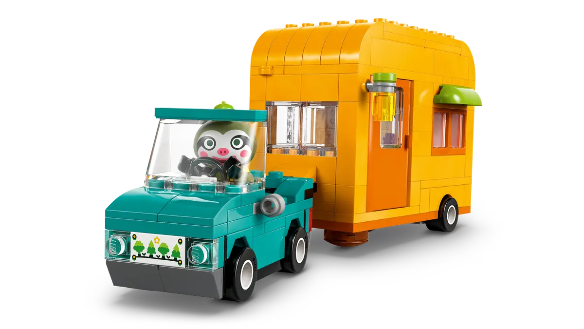 LEGO Animal Crossing Caravana de Gandulio y tienda de jardineria 77054