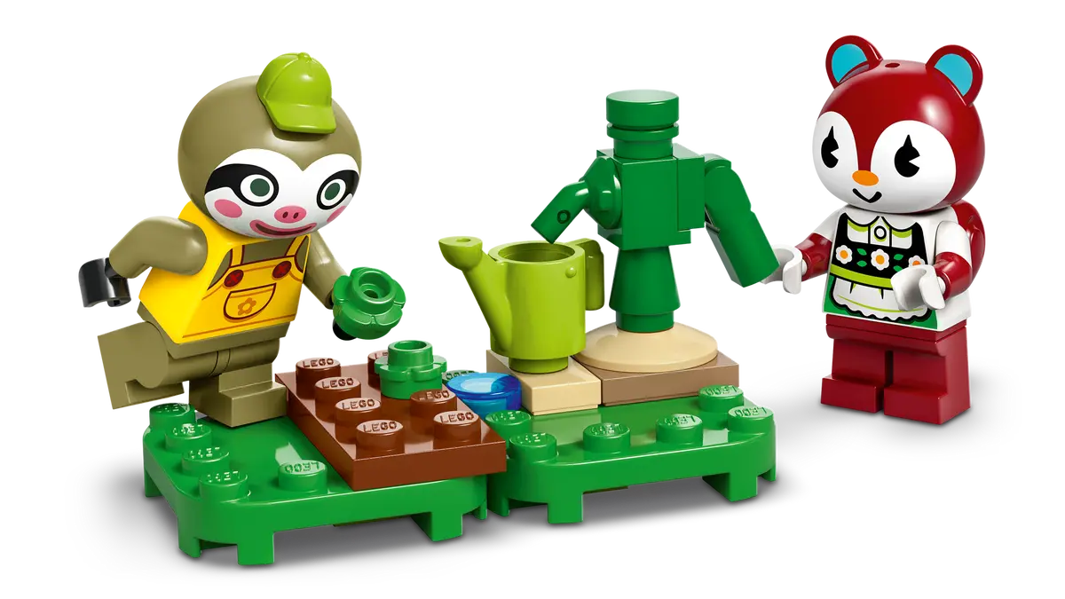 LEGO Animal Crossing Caravana de Gandulio y tienda de jardineria 77054