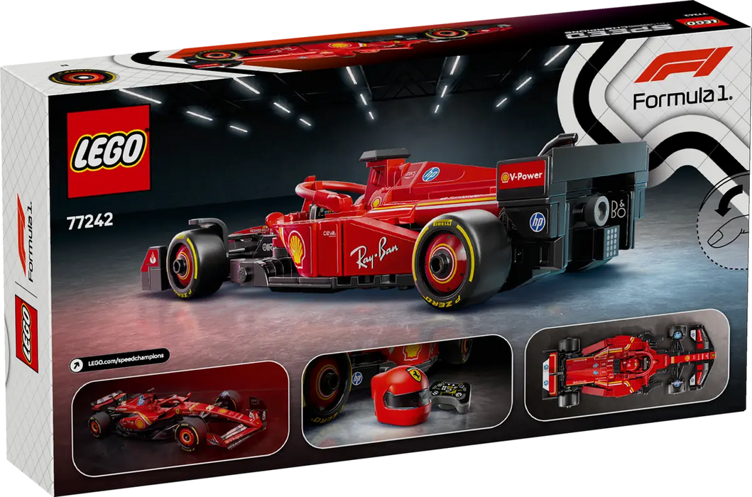 LEGO Speed Champions Coche de Carreras Ferrari SF-24 F1 77242