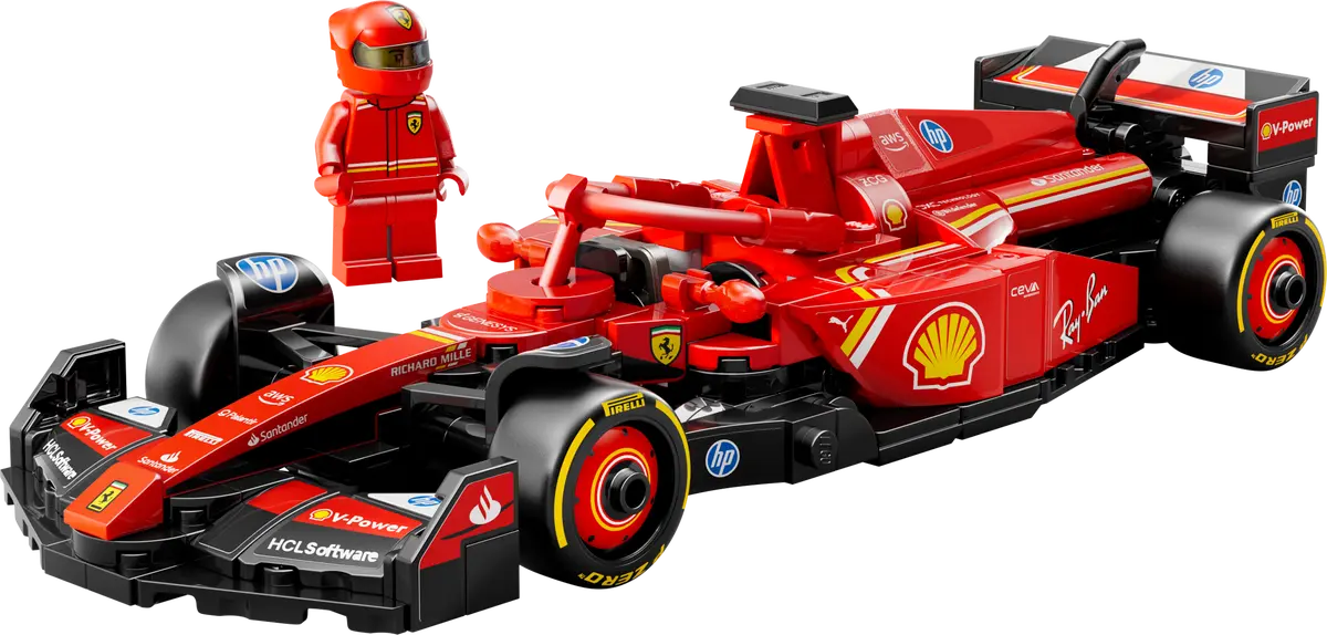 LEGO Speed Champions Coche de Carreras Ferrari SF-24 F1 77242