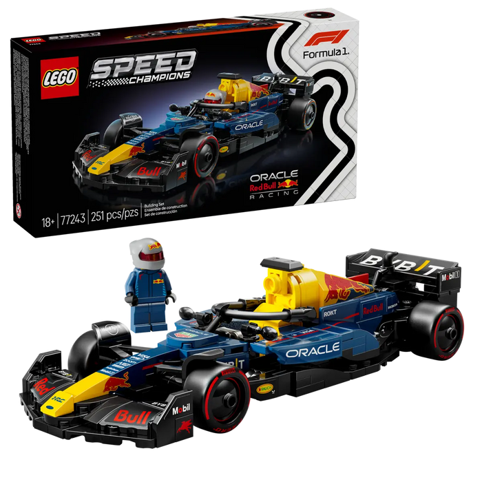 LEGO Speed Champions Coche de Carreras Oracle Red Bull Racing RB20 F1 77243