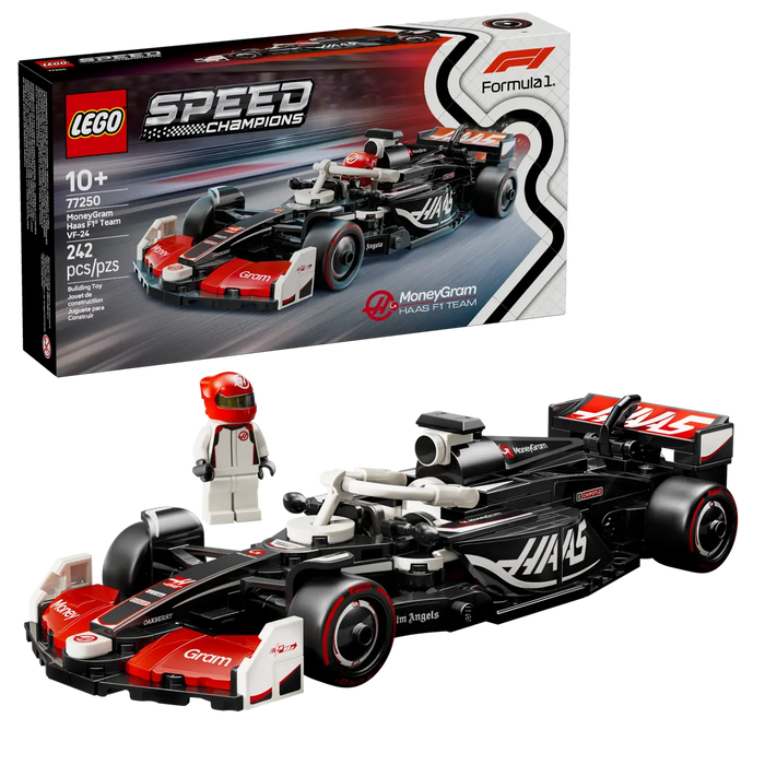 LEGO Speed Champions Coche de Carreras MoneyGram Haas F1 Team VF-24 77250