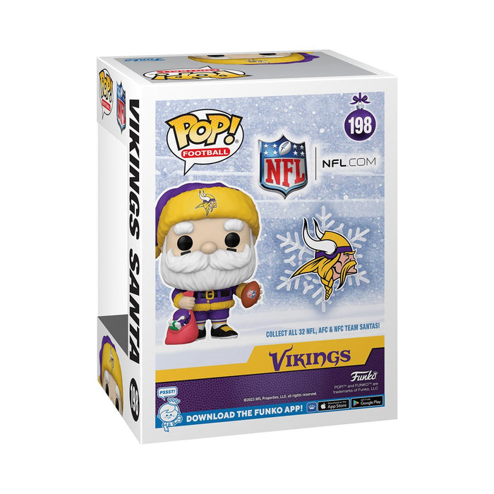 Funko POP NFL: Vikingos de Minnesota - Santa Claus Holiday