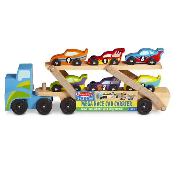 Melissa and Doug Camion y Coches de Madera