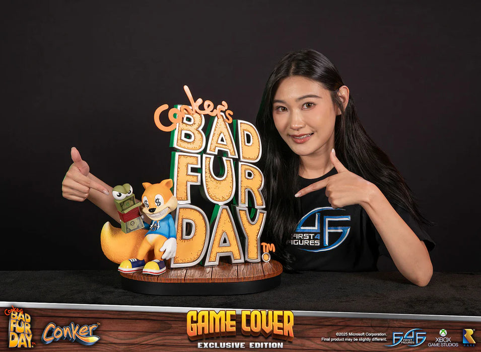 First 4 Figures: Conkers Bad Fur Day - Game Cover Exclusive Edition 17 Pulgadas