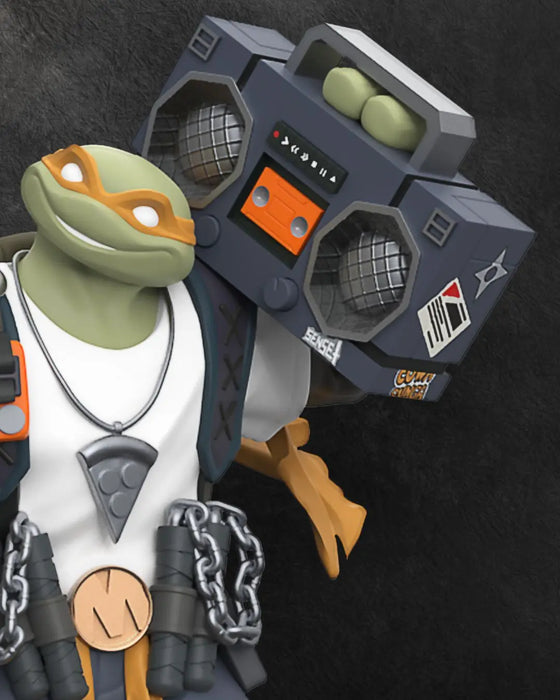 Mighty Jaxx Statue: Tmnt Tortugas Ninja X Clogtwo Urban Combat - Michelangelo