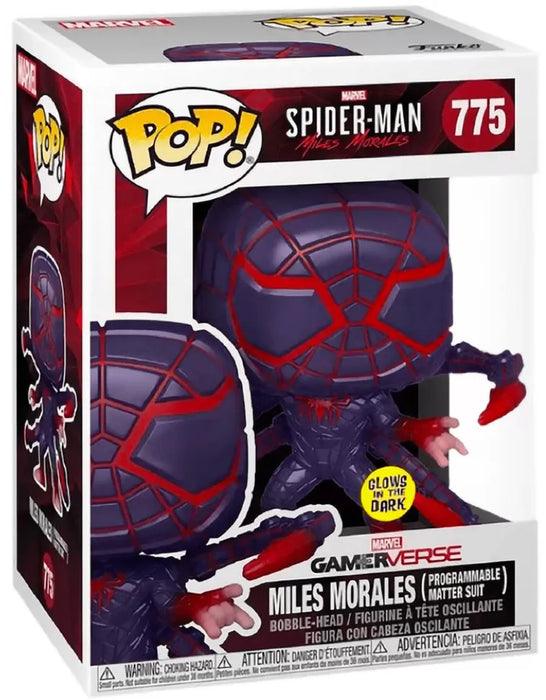 Funko Pop Marvel: GamerVerse Spider Man - Miles Morales Glow Exclusivo