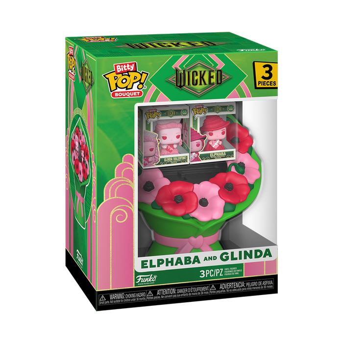 Funko Bitty Pop Bouquet: San Valentin Wicked - Glinda y Elphaba