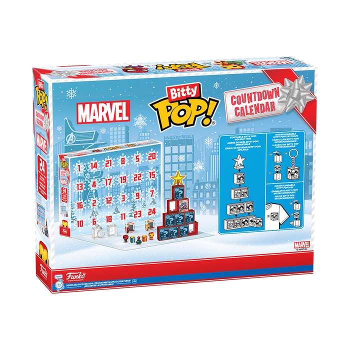 Funko Bitty Pop Countdown Calendar: Marvel Comics 24 Dias Navidad 2025