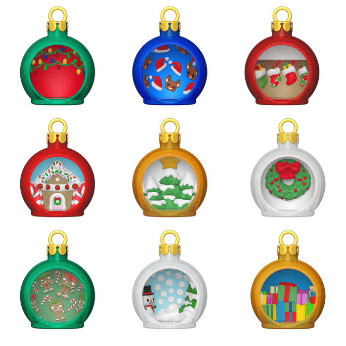 Funko Bitty Pop Ornaments: Holiday 9 Pack