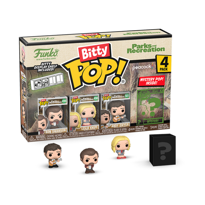 Funko Bitty Pop: Parks And Recreation - Ron  4 Pack
