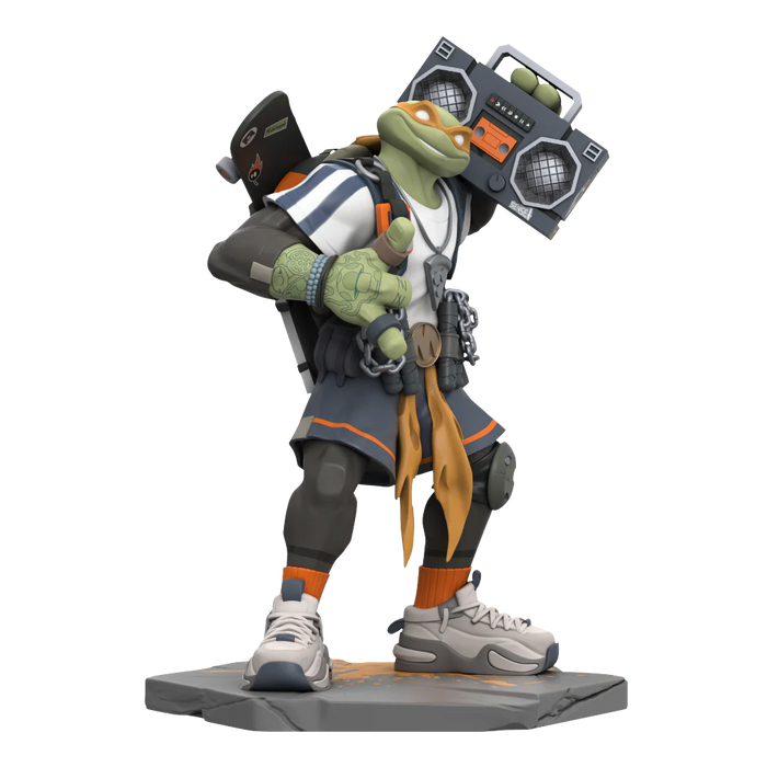 Mighty Jaxx Statue: Tmnt Tortugas Ninja X Clogtwo Urban Combat - Michelangelo