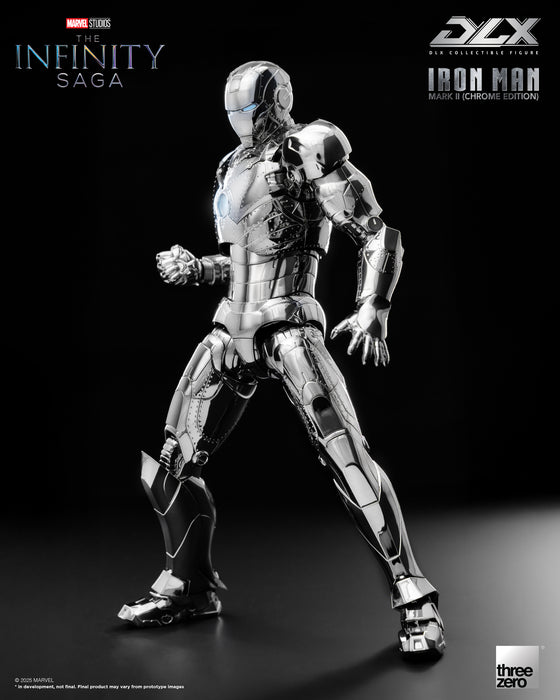 Threezero Dlx Series: Marvel The Infinity Saga - Iron Man Mark 2 Chrome Edition