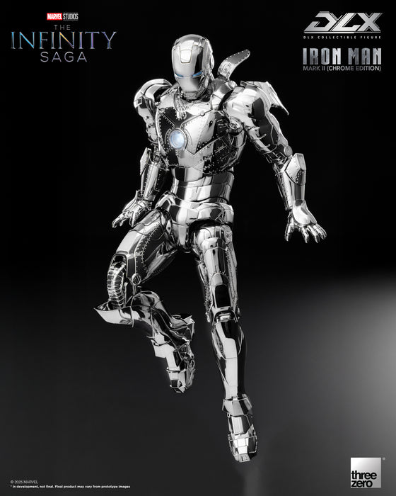Threezero Dlx Series: Marvel The Infinity Saga - Iron Man Mark 2 Chrome Edition