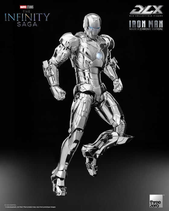 Threezero Dlx Series: Marvel The Infinity Saga - Iron Man Mark 2 Chrome Edition