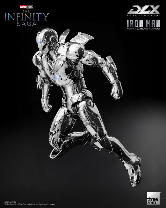 Threezero Dlx Series: Marvel The Infinity Saga - Iron Man Mark 2 Chrome Edition