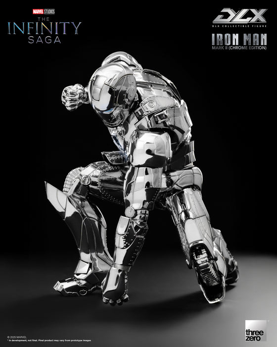 Threezero Dlx Series: Marvel The Infinity Saga - Iron Man Mark 2 Chrome Edition