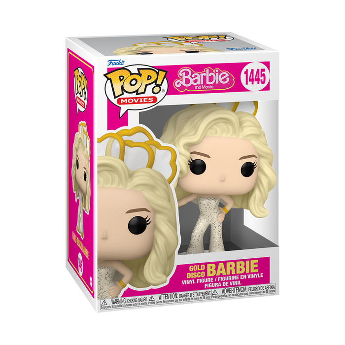 Funko Pop Movies: Barbie - Barbie Disco Gold