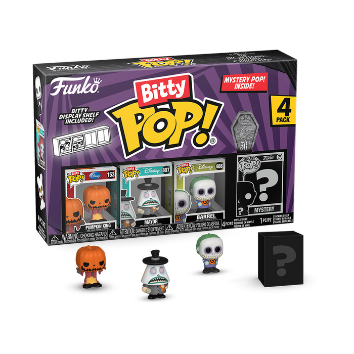Funko Bitty Pop: Mundo De Jack - Pumpkin Jack 4 Pack