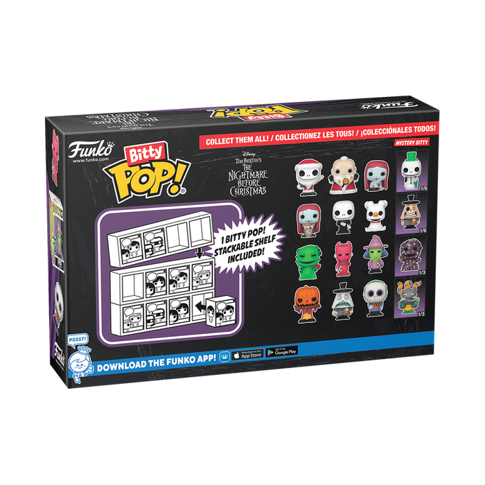 Funko Bitty Pop: Mundo De Jack - Pumpkin Jack 4 Pack