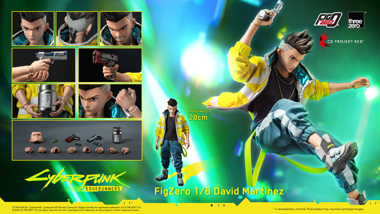 Threezero Figzero: Cyberpunk Edgerunners - David Martinez Escala 1/6