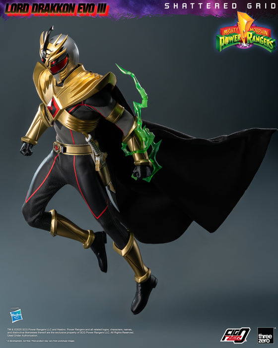 Threezero Figzero: Mighty Morphin Power Rangers Shattered Grid - Lord Drakkon Evo III Escala 1/6