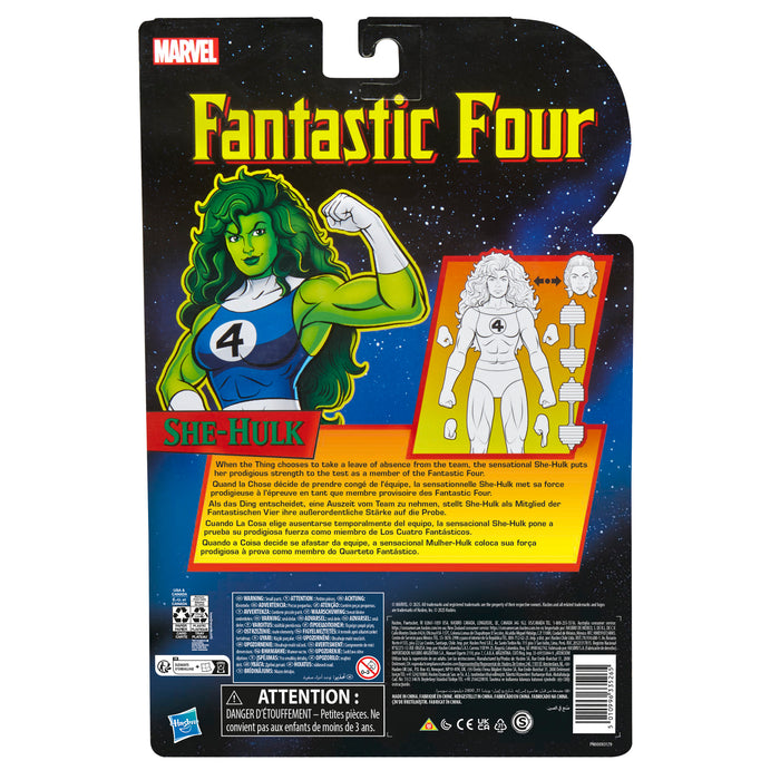 Marvel Legends Series: Los Cuatro Fantasticos - She Hulk