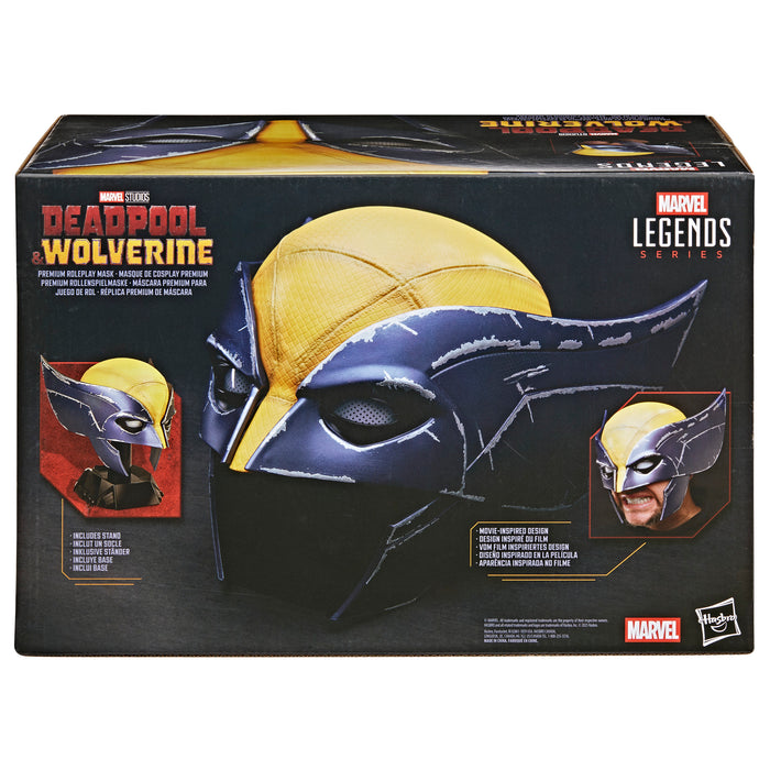 Marvel Legends Series: Deadpool Y Wolverine - Wolverine Casco Premium Replica