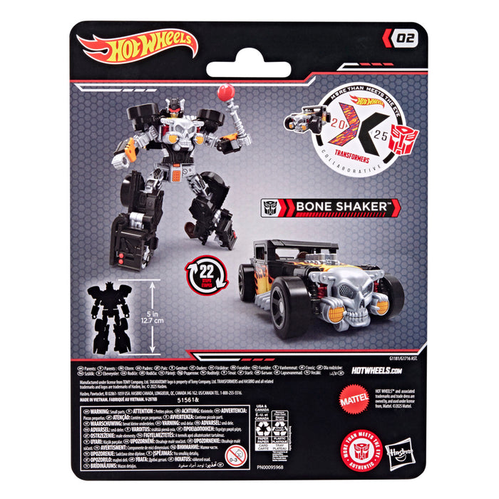 Transformers X Hot Wheels: Bone Shakera