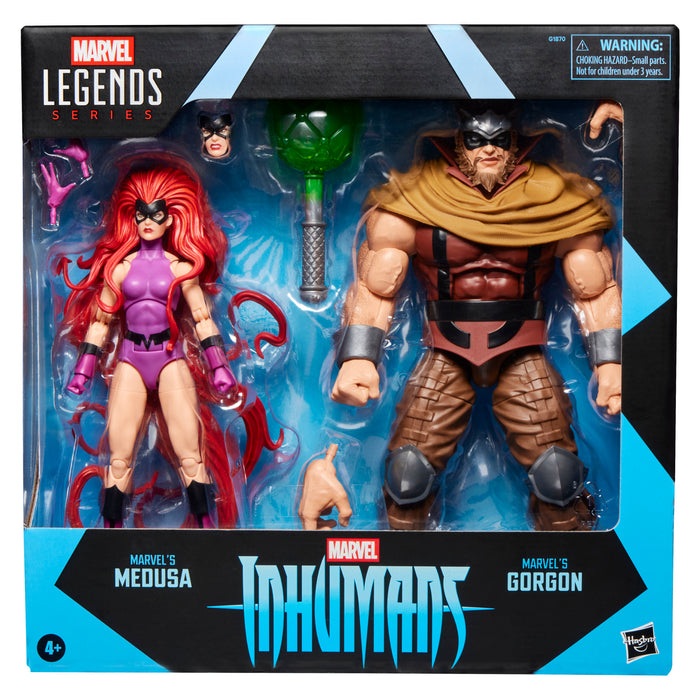 Marvel Legends Series: Inhumans - Medusa Y Gorgon 2 Pack