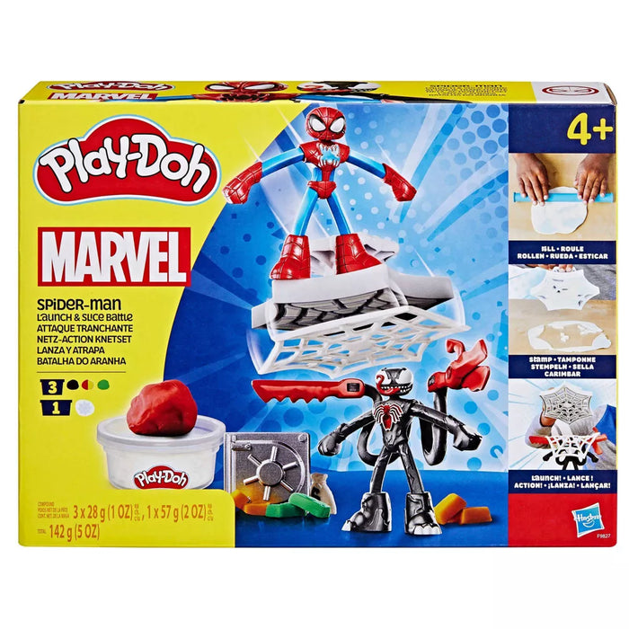 Play Doh Marvel: Spider-Man Lanza Y Atrapa