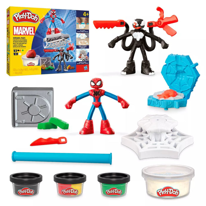 Play Doh Marvel: Spider-Man Lanza Y Atrapa