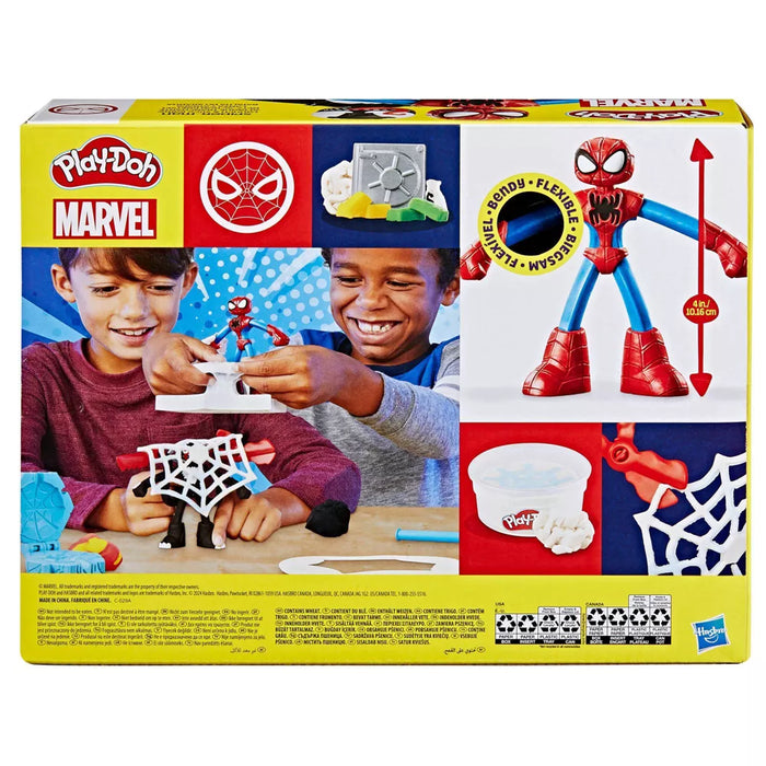 Play Doh Marvel: Spider-Man Lanza Y Atrapa