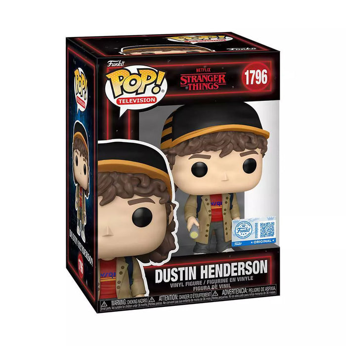 Funko Pop TV: Stranger Things 5 - Dustin Henderson Exclusivo