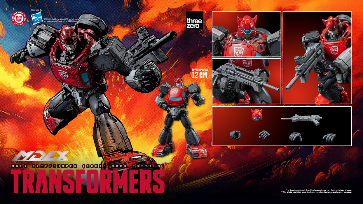 Threezero Mdlx Series: Transformers - Cliffjumper Edicion Comic