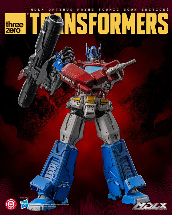 Threezero Mdlx Series: Transformers - Optimus Prime Edicion Comic