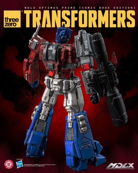 Threezero Mdlx Series: Transformers - Optimus Prime Edicion Comic