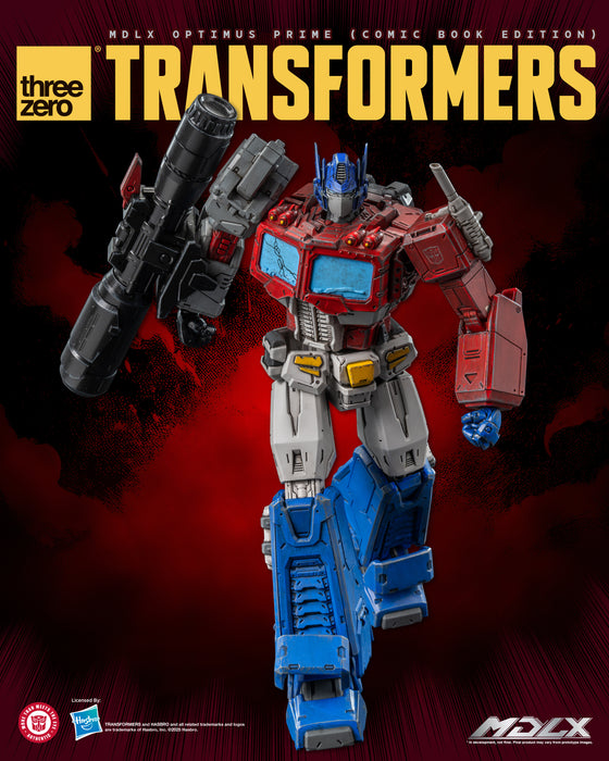 Threezero Mdlx Series: Transformers - Optimus Prime Edicion Comic