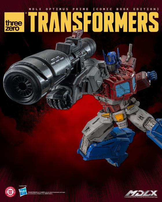 Threezero Mdlx Series: Transformers - Optimus Prime Edicion Comic