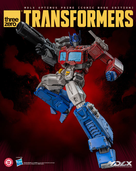 Threezero Mdlx Series: Transformers - Optimus Prime Edicion Comic